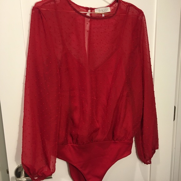 Red bodysuit - Picture 1 of 4